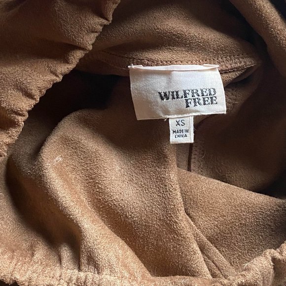 Wilfred Free Aritzia Daria Vegan Suede Leggings Size xs - Picture 2 of 4